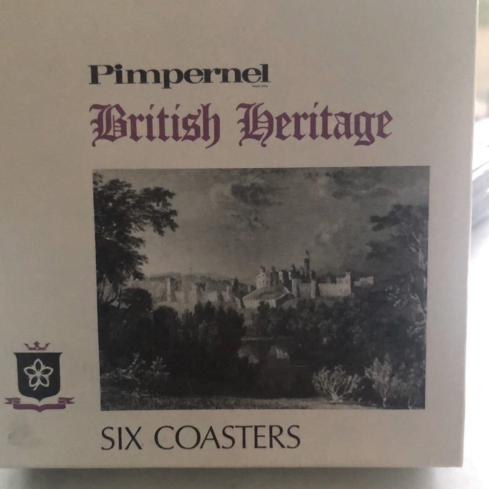 Pimpernel Coasters - British Heritage